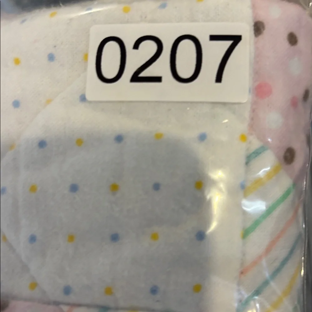 Handmade Patchwork Baby Quilt Embroidered Animal Cotton Flannel 35” x 35”